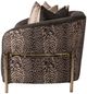 Michael Amini® Lisbon Onyx Gold Loveseat-3
