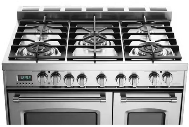 Verona® Prestige Series 36" Stainless Steel Pro Style Dual Fuel Range-3