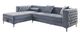 Mazin Furniture Celeste 2-Piece Grey Left Side Storage Sectional-0