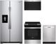 Whirlpool® 4 Piece Stainless Steel Electric Kitchen Package-0