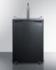 Summit® Commercial Series 5.6 Cu. Ft. Black Coffee Kegerator-0