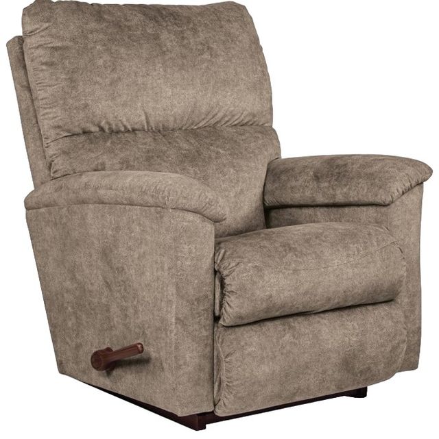 La-Z-Boy® Brooks Mushroom Manual Rocking Recliner-0