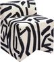TOV Furniture Pippa Black/White Accent Stool-0