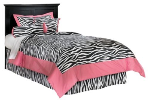 Signature Design by Ashley® Maribel 5-Piece Black Twin Panel Headboard Bed Set-1