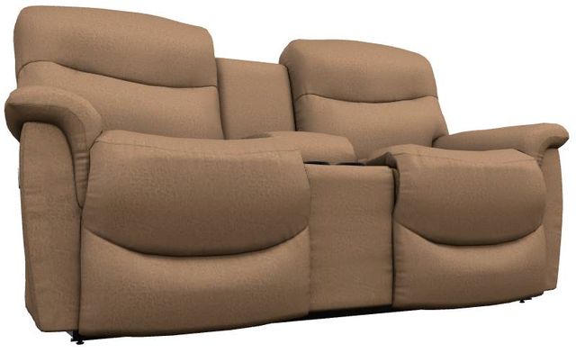La-Z-Boy® James Silt Power Reclining Loveseat with Headrest and Console-0