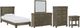 Signature Design by Ashley® Shamryn 5-Piece Grayish Brown Twin Panel Bed Set-0