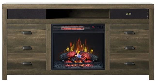 ClassicFlame® Canyon Lake Pine TV Stand with Electric Fireplace-3