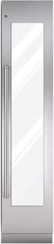 Sub-Zero® 18" Integrated Stainless Steel Wine Storage Door Panel with Tubular Handle and Lock-0
