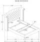 Coaster® Melody 4-Piece Gray Queen Bedroom Set-2