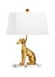 Chelsea House Claire Bell Antique Gold Flossie Lamp-0