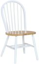 John Thomas Furniture® Dining Essentials Natural/White Windsor Chair-0