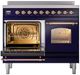 Ilve® Nostalgie II Series 40" Blue Pro Style Induction Range-2