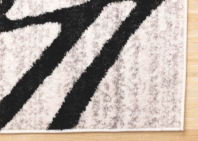 Kalora Interiors Eclipse Grey/White 5'x8' Style 1 Area Rug-4