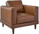 Elements International Hampton 3-Piece Fiero Tan Living Room Stationary Seating Set-3