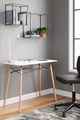 Signature Design by Ashley® Jaspeni White/Natural Office Desk-5