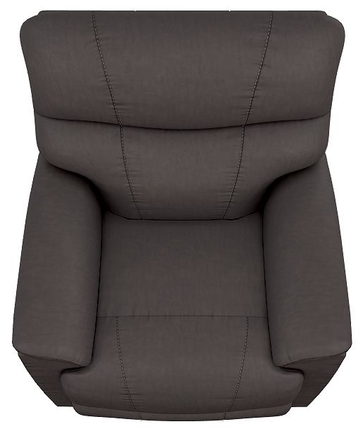 La-Z-Boy® Trouper Walnut Leather Power Wall Recliner with Headrest and Lumbar-4