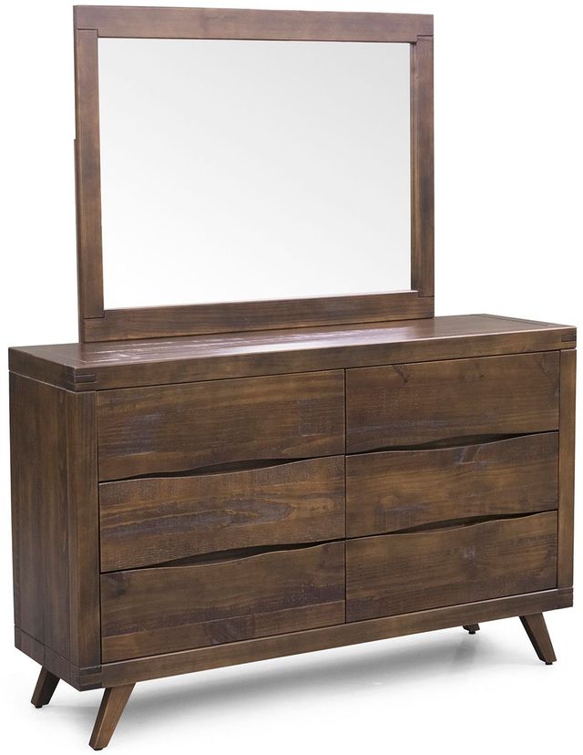 Steve Silver Co. Pasco Cocoa Dresser and Mirror-0