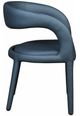 Meridian Furniture Sylvester Navy Dining Arm Chair-2
