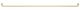 Zephyr Satin Gold Range Hood Accent Rail-0