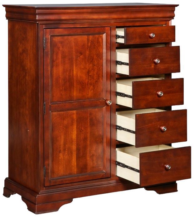 New Classic® Home Furnishings Versailles Bordeaux Door Chest-4