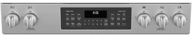 GE® 30" Stainless Steel Slide-In Natural Gas Double Oven Range-3