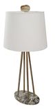 A & B Home Gold Agate Table Lamp-2