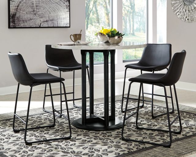 Signature Design by Ashley® Centiar  5-Piece Two-Tone Counter Height Dining Set-3