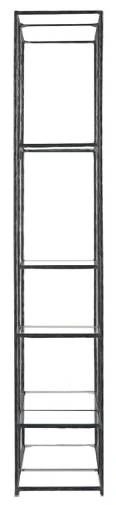 YHD Akira Black Bookshelf-2