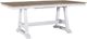 Liberty Furniture Lindsey Farm 5-Piece Sandstone/Weathered White Trestle Table Set-4