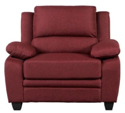 Mazin Furniture Darien Red Accent Chair-1
