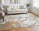 Feizy Clio Tan/Multi 5'x8' Area Rug-5