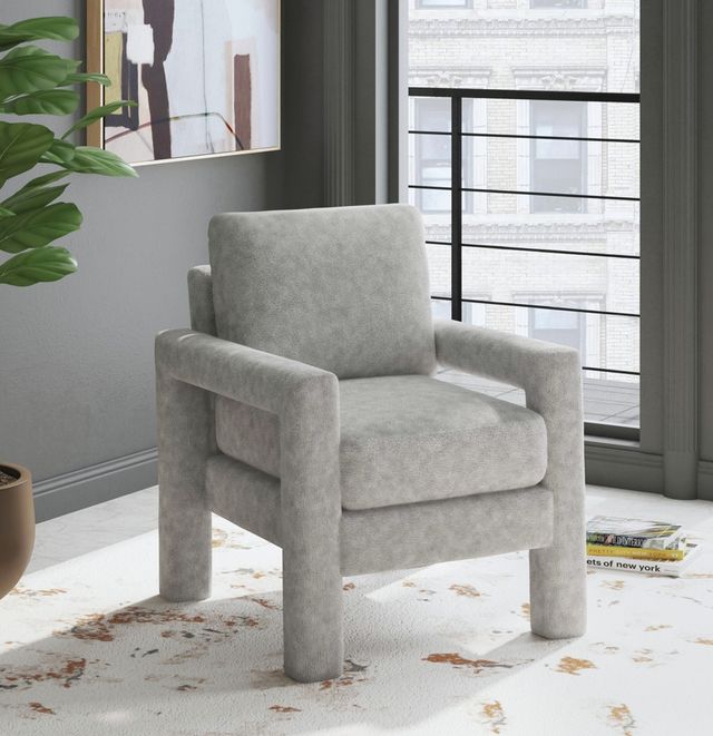 Elements International Zoey Balina Light Gray Chair-1