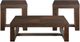Elements International Hardy 3-Piece Warm Cherry Occasional Table Set-0