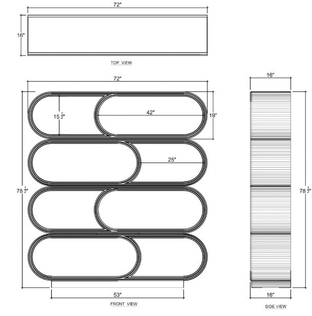 Bramble Customizable Infinity Bookcase-1