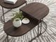 Signature Design by Ashley® Vanmore 3-Piece Dark Brown Occasional Table Set with Bronze Base-3