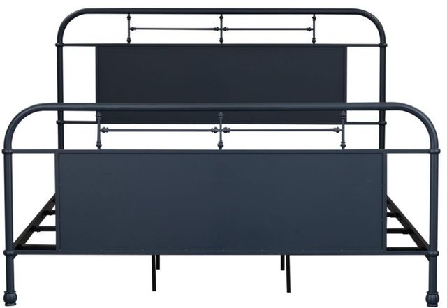 Liberty Furniture Vintage Navy King Metal Rod Bed-1