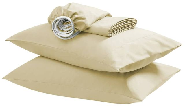 Sleeptone® Basics Griptone™ 6-Piece Cream Premium Bamboo Queen Sheet Set-1