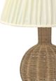 TOV Furniture Pallora Cream/Natural Rattan Table Lamp-5