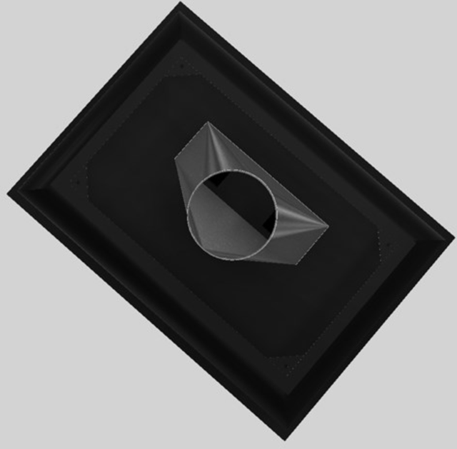 Vent-A-Hood® Designer Series 42" Black Island Range Hood-1