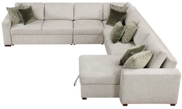 Homelegance® Isla 5-Piece Sage Sand Modular Sectional and Reversible Chaise-3