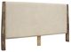 International Furniture Direct Parota Nova Beige/Brown Upholstered Queen Panel Bed-3