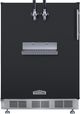 Summit® 5.3 Cu. Ft. Black Built-In Beer Kegerator-2