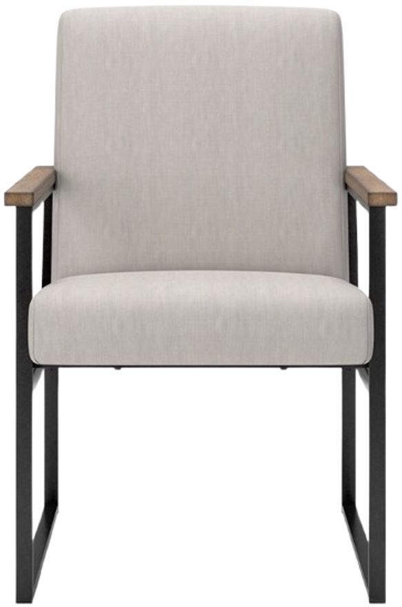 Signature Design by Ashley® Montia Beige/Gunmetal Gray Home Office Desk Chair-1