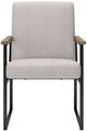 Signature Design by Ashley® Montia Beige/Gunmetal Gray Home Office Desk Chair-1