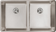 Elkay Lustertone Iconix® Luminous Satin 32-3/4" x 19-1/2" x 9" Double Bowl Undermount Sink with Perfect Drain®-1