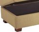 Best® Home Furnishings Customizable F16 Storage Ottoman with Dark Walnut Legs-1