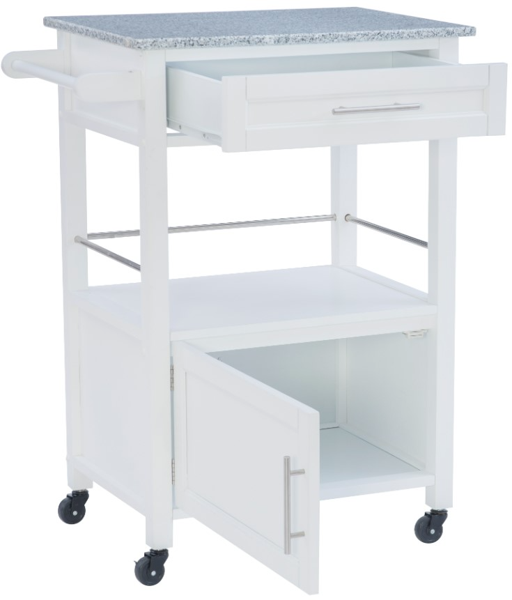 Linon Mitchell Kitchen Cart - Thumbnail 4