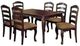 Furniture of America® Townsville 7-Piece Dark Walnut Dining Table Set-0