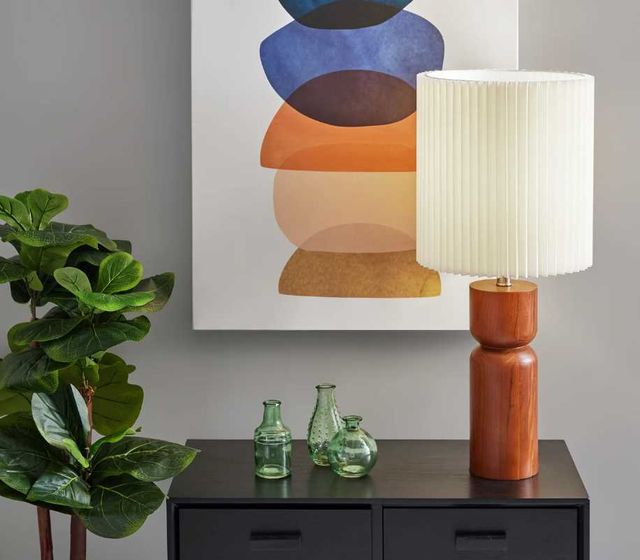 Adesso® James Walnut Table Lamp-3