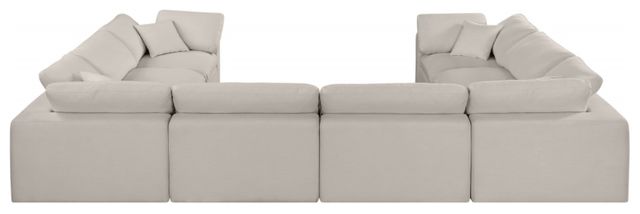 Meridian Furniture Comfy 8-Piece Beige Sectional-2